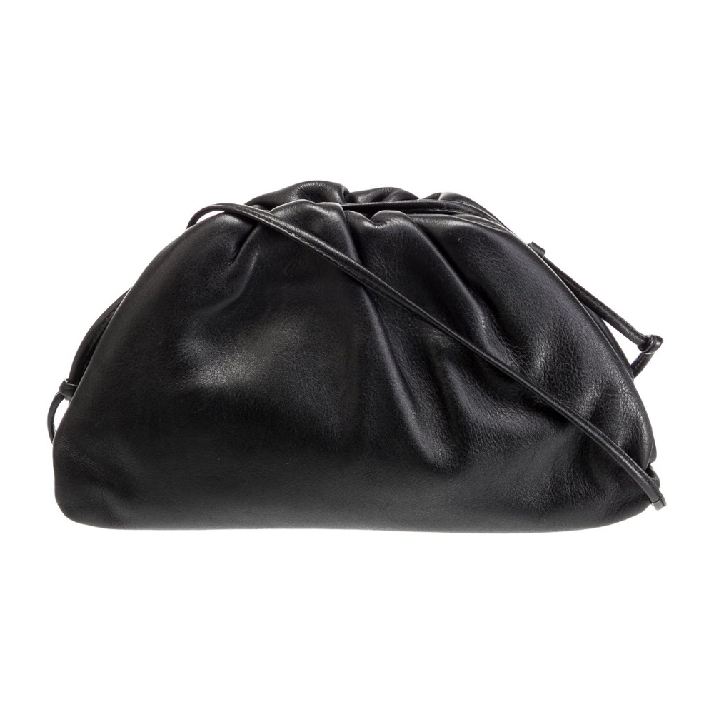 Bottega Veneta Leather Mini Pouch /  Clutch.  Black AUTHENTIC